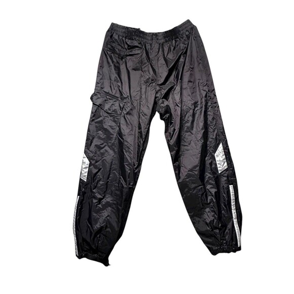 Tourmaster Elite 3.0 Rainsuit Pants Men’s L Black Nylon Reflective Waterproof - Picture 1 of 12